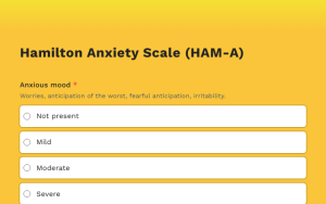 Hamilton Anxiety Rating Scale (HAM-A)